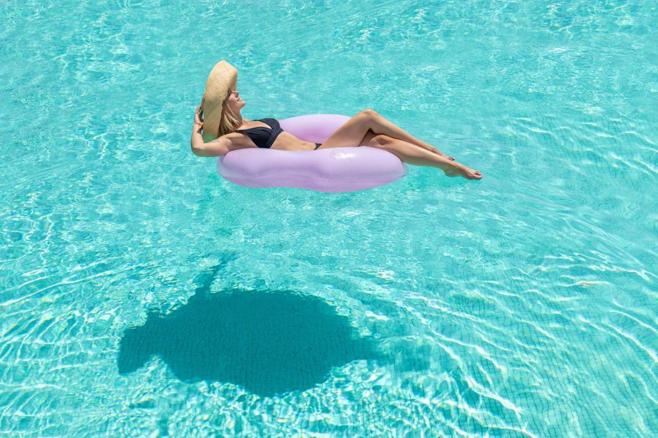 Santa Irina Luxury Sunny Lofts Hotel Perivolos  Bagian luar foto