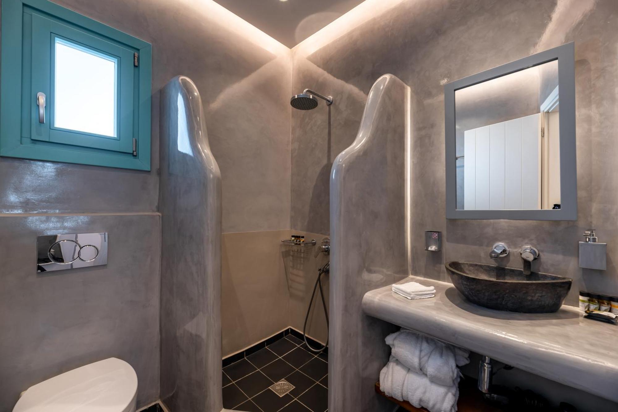 Santa Irina Luxury Sunny Lofts Hotel Perivolos  Bagian luar foto